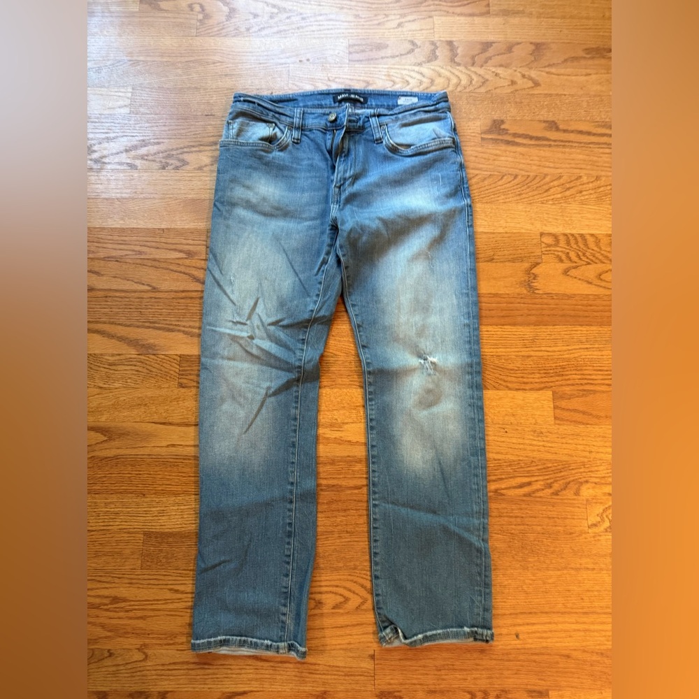 Mavi Zach Straight Leg Blue Denim
